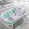 Infant lying tray with bath mat folding plastic bathtub [75*46*21cm,one colour only,Plastic【Packaging without Words】_201714493