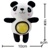 Pinch and Play Cartoon Animal Plush Release and Stress Relief Doll Ball - Panda,Plush【English Packaging】_201898562