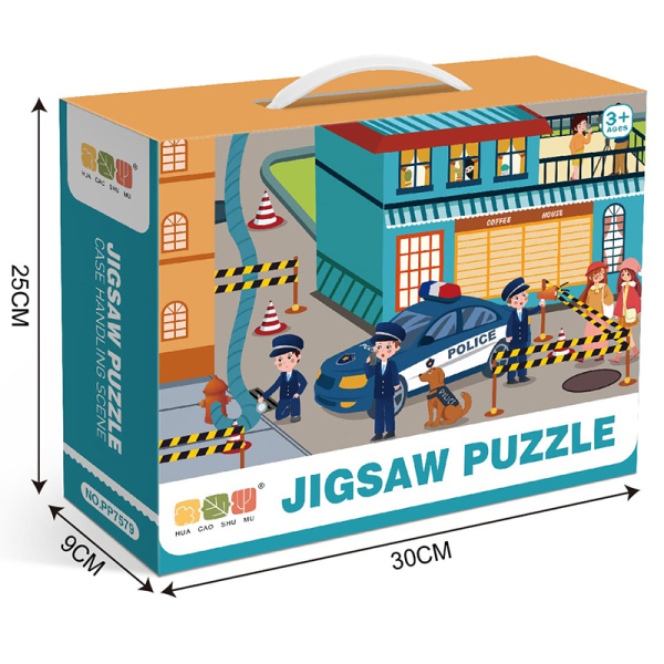 48pcs illustration series puzzle pieces