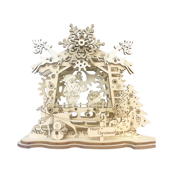 Christmas Ornament Assembly Wooden Toys