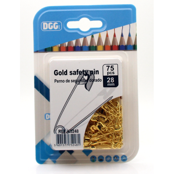 24 Cards X 75PCS Gold Pins 22MM,Metal【Packaging without Words】_201126469_hd