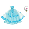 Barbie Big Skirt Wand,doll clothes,11.5 inches,Plush【English Packaging】_201508061