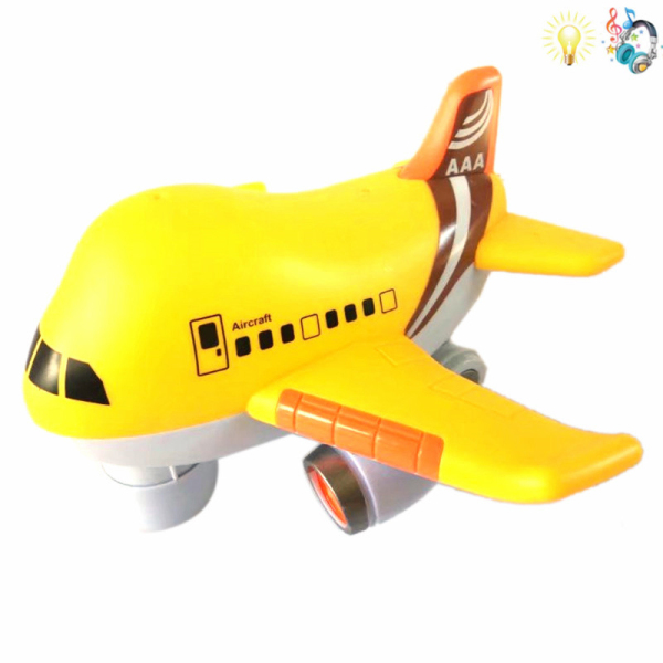 plane Electric Universal Realistic Passenger plane Electric energy Lights Music IC without language Plastic【English Packaging】_200214921_hd