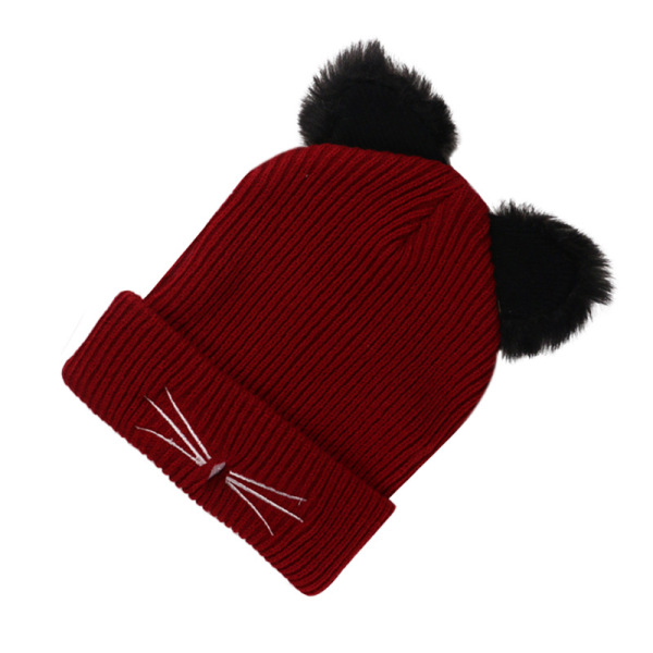 Cat Ears Knit Hat