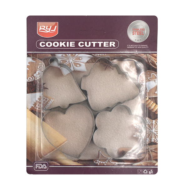 4PCS 15*18.5cm Biscuit Mold,Metal【English Packaging】_200767979_hd