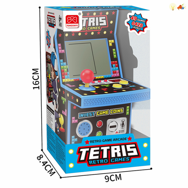 Large Arcade Puzzle Tetris Game Machine 3 Colors