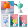 Rabbit Rattle Baby Teething Silicone Teether [5.2*6*11.3CM,Mix color,Silica gel【Packaging without Words】_201738103