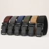 Diagonal nylon automatic buckle pants belt fashion leisure belt,Men,Uni size,woven fabric【Packaging without Words】_P02859153_9_m