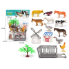 10 (pcs) Farm Animal Set,Plastic【English Packaging】_201890410