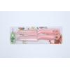 2PC Lotus Root Pink Fruit Peel Knife (Random Mixed Colors) Fruit Knife Set Mix color Metal【English Packaging】_201403345_1_m