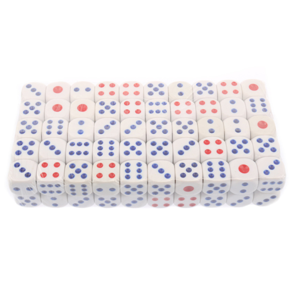 100PCS dice Dice Plastic【English Packaging】_200086493_hd