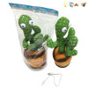 Rechargeable version of swinging recording, tongue learning, two person cactus with USB cable Electric Electric energy Lights Sound Music English language IC With battery Plush【English Packaging】_201208835_1_m