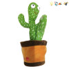 Rechargeable version of swinging recording, tongue learning, two person cactus with USB cable Electric Electric energy Lights Sound Music English language IC With battery Plush【English Packaging】_P02366732_8_m