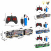 Double bus school bus with USB cable Remote Control 1:32 4 directions Lights Remote controller excludes batteries,toy includes batteries Plastic【English Packaging】_P02417471_7_m