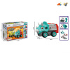 Triangle Dragon Environmental Sanitation Vehicle Combination Remote Control Remote controller excludes batteries,toy includes batteries Sound Plastic【English Packaging】_201228223