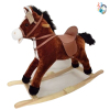 Wooden rocking horse Wooden horse Music Plush【Packaging without Words】_201317683_1_m