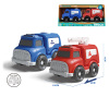 2PCS fire truck+police car Slide/taxiing Solid color Plastic【English Packaging】_201352396_1_m