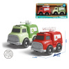 2PCS fire truck+police car Slide/taxiing Solid color Plastic【English Packaging】_P02507404_2_m