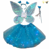 Sequined stars + new butterfly + skirt four-piece set Package electricity,Lights,Plastic【English Packaging】_201610040_1_m