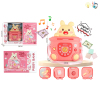 Little rabbit piggy bank Cute Version Lights Music IC without language Can save money
 Plastic【English Packaging】_201399198