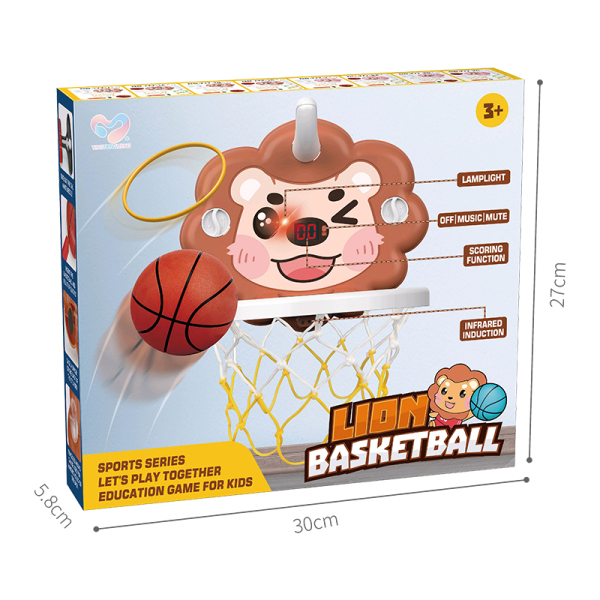 Cartoon Lion Children's Basketball Board Set