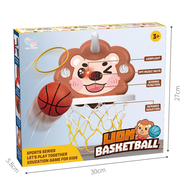 Cartoon Lion Children's Basketball Board Set