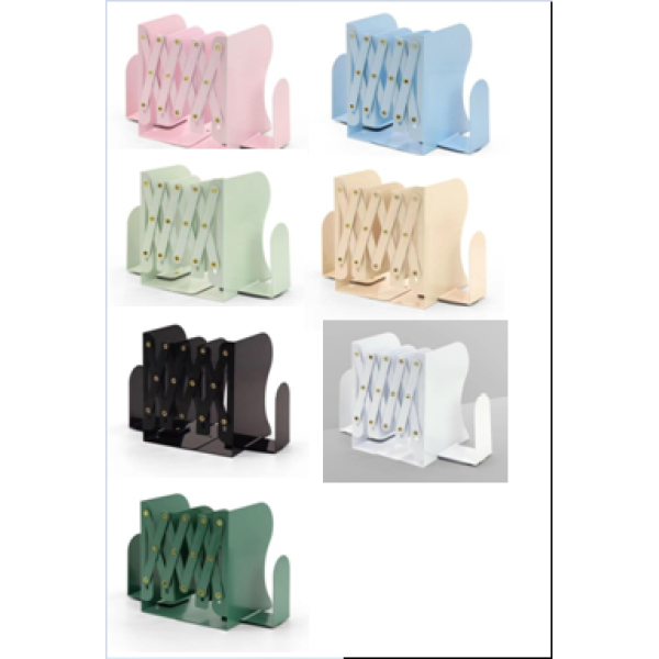 3102 Series Expandable Bookends,Mix color,Metal【Packaging without Words】_201518615_hd