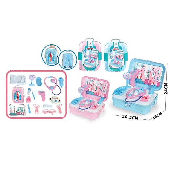 Children's Doctor Playset Tools Medical Kit 2 Colors,Plastic【English Packaging】_201524250_hd