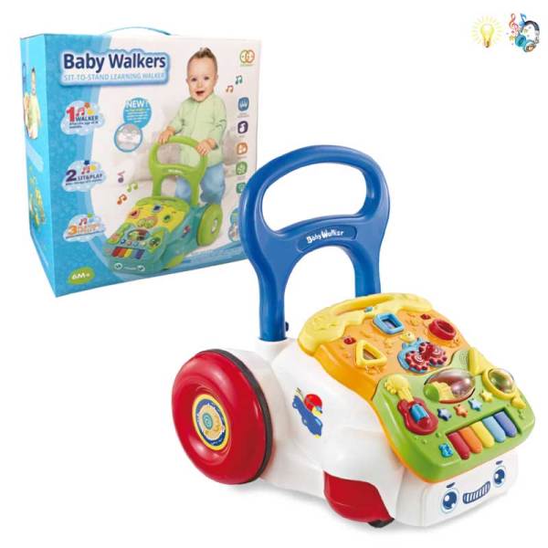 Baby Hand Pushed Learning Walk  Lights Music IC without language Plastic【English Packaging】_200205740_hd