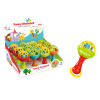 12PCS 12pcs Baby Rattle Toys Soft Rubber Dumbbell Hammer,пластик【Упаковка на английском языке】_201603747