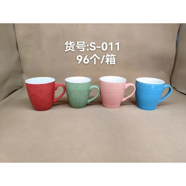 220ml Color Glaze Ceramic Mug