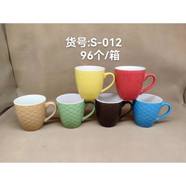 220ml Color Glaze Ceramic Mug