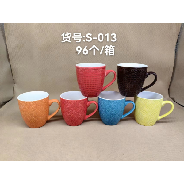 220ml Color Glaze Ceramic Mug