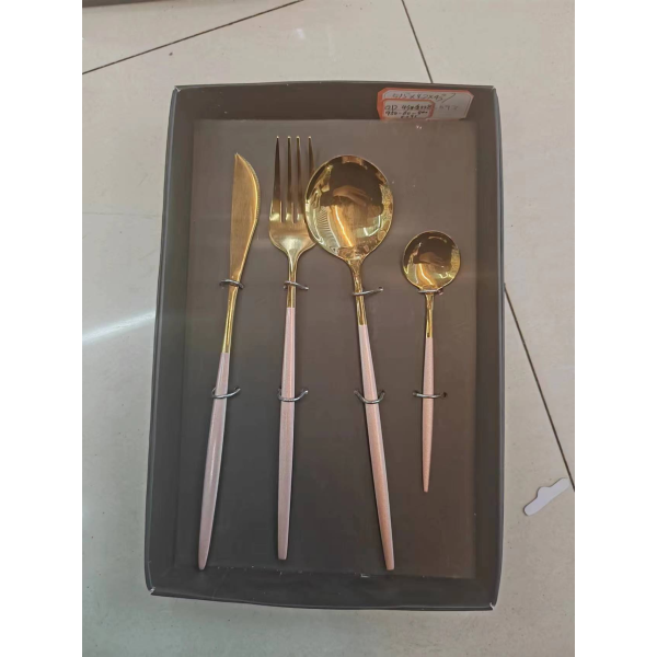 Stainless Steel Knife, Fork and Spoon Set,one colour only,Metal【Packaging without Words】_201634209_hd