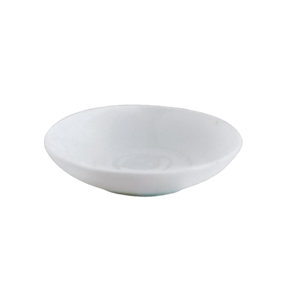 White jade glass ceramic flavor dish [4-inch]