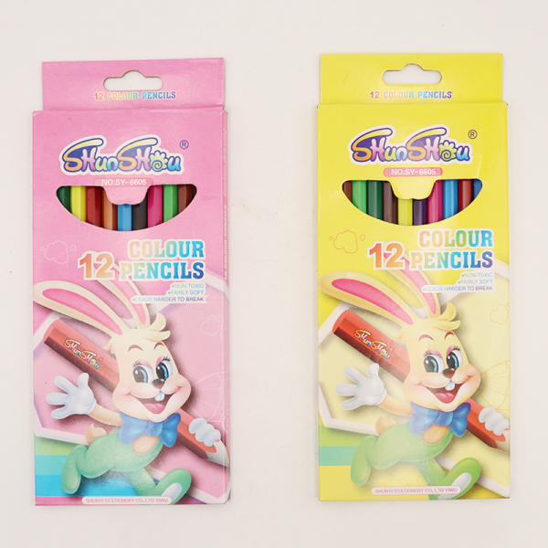 12PCS pencil Multicolour 12-24 colors wood【English Packaging】_200737449_hd