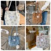 Corduroy Smiley Shoulder Tote Bag,Mix color,Mix color【Packaging without Words】_201651578_1_m