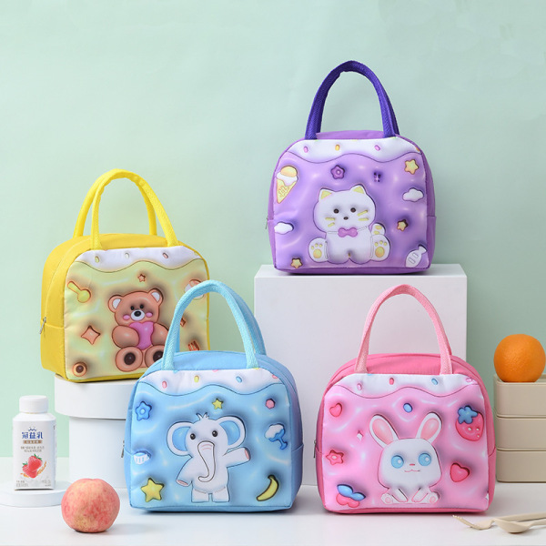 3D Vision Bento Tote Bag,Мультиколор,Мультиколор,Ткань Оксфорд【Упаковка без надписей】_201682032_hd