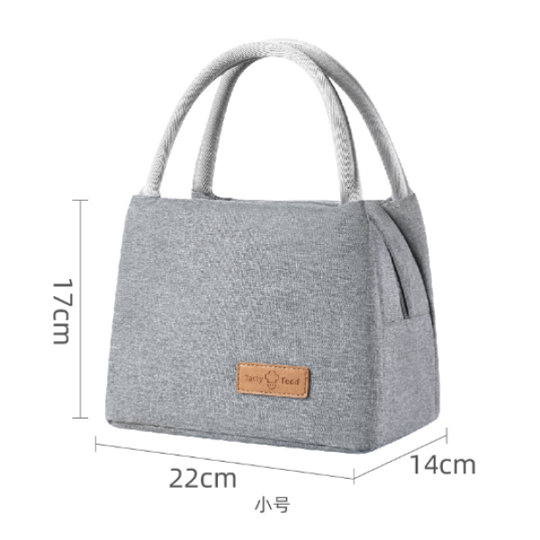 Обед Удобная портативная работа Bento Bag Алюминиевый утолщенный Tote Lunchbox Bag
