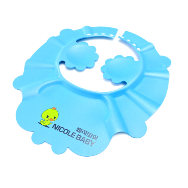 Little yellow duck baby adjustable with ear protection shampoo cap [28.5*32cm].,one colour only,Plastic【Packaging without Words】_201741416_hd