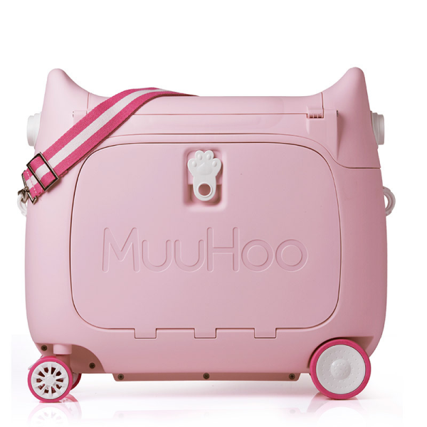 MuuHoo multifunctional children's suitcase can sit riding seconds into a sleeping bed boarding children's luggage [50 * 20 * 45cm].,one colour only,Plastic【Packaging without Words】_201753878_hd