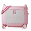 MuuHoo multifunctional children's suitcase can sit riding seconds into a sleeping bed boarding children's luggage [50 * 20 * 45cm].,one colour only,Plastic【Packaging without Words】_201753881