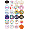 10PCS 7-inch Birthday Paper Dinner Plate [Random Mix],paper【Packaging without Words】_201436437