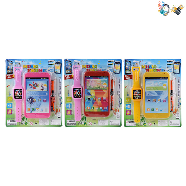 mobile phone set(3) Botton-press Realistic Music IC without language With battery resin【English Packaging】_200146330_hd