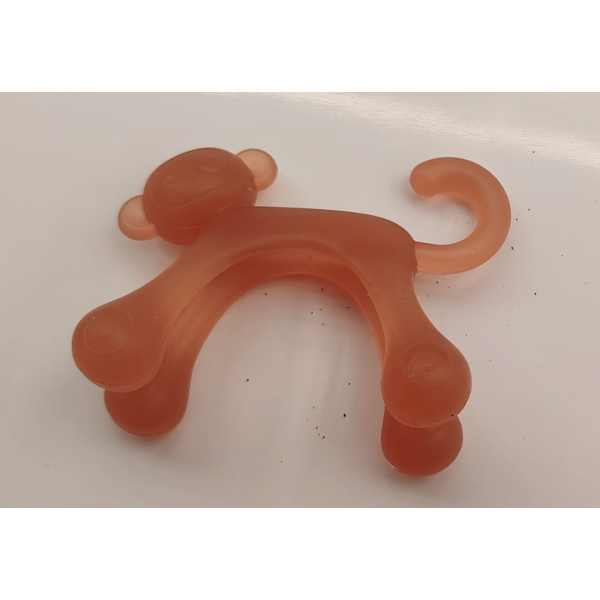 Long Legged Monkey Baby Teether One Color Clear [No Text Packaging