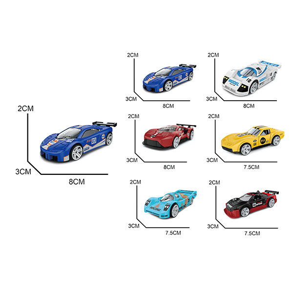 6 легковых спортивных автомобилей