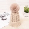 Pom Pom Padded Hat,Women,56-58CM,Winter Hat,100% acrylic【Packaging without Words】_P02671978_2_m