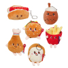 12PCS 6 styles of plush Western style set pendant (burger/hot dog/chicken leg/french fries/milk tea/toast),Plush【English Packaging】_P03089911_7_m