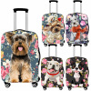 Cute Puppy Multi-Floral Printed Trolley Case Protective Bag Size L (Fits 26-28 inch Trolley Case),Mix color,Mix color,Polyester fiber【Packaging without Words】_201605648