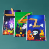 50PCS 15*23 Halloween Spooky Trio Candy Bags,Almond Cookies / Macaroni Packaging,Multiple styles,Plastic【English Packaging】_201414269